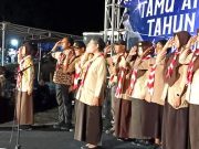 PPTA Skansa Dimeriahkan Api Unggun, Tari Massal Pakarena dan Sajojo