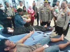 Atap Teras Gedung Pemkab Brebes Ambruk, Dua Orang Terluka