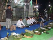 Peringatan Malulid Nabi di Ponpes Baitul Hikmah Cabak Blora dengan 168 Tumpeng
