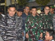 Tiga Pimpinan TNI: Dandim, Danlanal, dan Dansatradar Tegal Patroli Malam Bersama