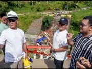 Jembatan Kali Erang Cilongok, Balapulang Kabupaten Tegal Ambruk, Lima Pekerja Luka