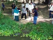 Ratusan Pemuda Katolik Tebar Ribuan Benih Ikan Nila di Polder Bayeman Kota Tegal