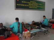 Kodim Batang Dukung Ketersediaan Stok Donor Darah PMI
