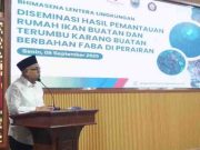 Terumbu Karang Buatan FABA PLTU Batang Mulai Dihuni Biota Laut