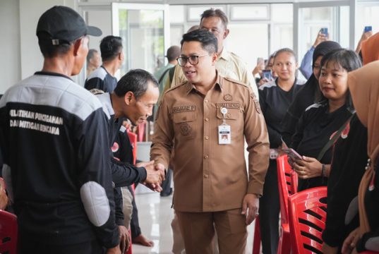 Penghuni Rusunawa di Kota Magelang Diberi Pelatihan Mitigasi Bencana