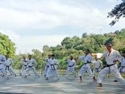Majelis Sabuk Hitam Inkai Kota Semarang Latihan Bersama di Waduk Jatibarang