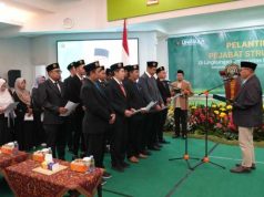 Rektor Unissula Lantik Pejabat Struktural