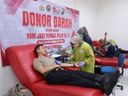 Polres Kebumen Gelar Donor Darah Hari Jadi Humas Polri Ke-74