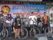 Fun Bike Kodim 0709 Kebumen HUT TNI Ke-80 Bertabur Hadiah