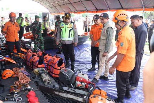 Polres Kebumen Apel Tanggap Bencana, Imbau Warga Waspada