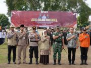 Pemkab Kebumen Bersama Polri dan TNI Apel Siaga Bencana