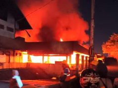 Pasar Kota Wonogiri Musnah Terbakar
