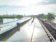 Banjir Rendam Jalur Rel di Gubug Grobogan, KAI Daop 4 Semarang Pastikan Perjalanan Kereta Tetap Aman