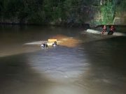 Bikin Konten Nekat Loncat Ke Sungai Gung, Dua Pemuda Warga Kota Tegal Hanyut