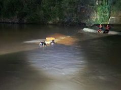 Bikin Konten Nekat Loncat Ke Sungai Gung, Dua Pemuda Warga Kota Tegal Hanyut
