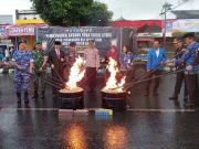 Pemkot Tegal dan Bea Cukai Musnahkan Jutaan Batang Rokok Ilegal
