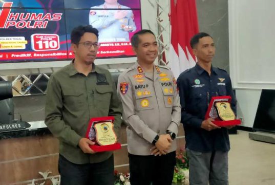 Hari Jadi Humas Polri, Kapolres Tegal Jalin Silaturahmi dengan Awak Media