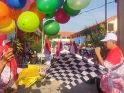 Milad SMP Ihsaniyah Kota Tegal Ke-66 Gelar Jalan Santai dan UMKM