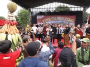 Warga Mijen Kirab Budaya Pawai Gunungan Peringati Sumpah Pemuda
