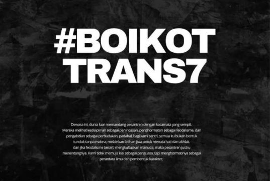 Antara Tagar Boikot Trans7, Luka Kultural dan Jalan Damai Antarbudaya Pesantren-Modernitas