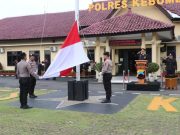 Upacara Peringati Hari Pahlawan di Polres Kebumen Khidmat dan Haru
