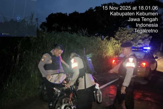 12 Pemuda Beraksi Balap Liar Terciduk Patroli Polres Kebumen