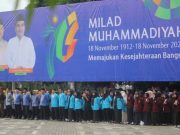 Ratusan Warga Muhammadiyah Blora Apel Akbar Peringati Milad Ke-113