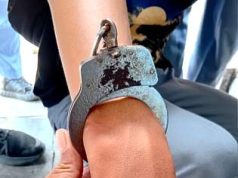 Datang ke Markas Damkar dengan Borgol Masih Melilit Tangan
