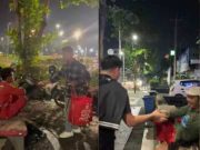 Aksi Berbagi, Komunitas Soul of Friday USM Beri Semangat Pekerja Malam Semarang