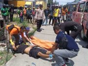 Seorang Pekerja Reklame Tewas Tersengat Listrik