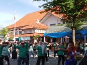 Spirit Sehat Menggema di Hari Kesehatan Nasional ke 61 lewat Senam Bersama Dinkes Grobogan