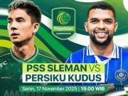 PSS Sleman Lakukan Come Back Dramatis, Persiku Kudus Tumbang 2-1 di Maguwoharjo