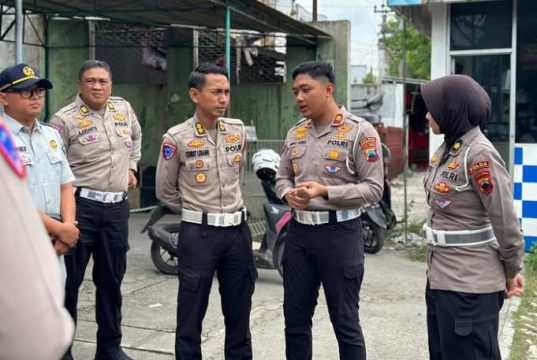 Jelang Libur Panjang Nataru, Ditlantas Polda Jateng dan Satlantas Polres Grobogan Gelar Pengecekan Jalur Rawan