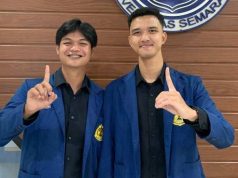 Aron Bagaskara dan Rifqi Aswin Jabat Presiden dan Wapres Mahasiswa USM