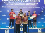 Pengkot PBSI Semarang Sukses Gelar Piala Thomas Multikota/Kabupaten