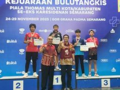 Pengkot PBSI Semarang Sukses Gelar Piala Thomas Multikota/Kabupaten