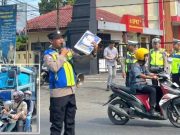 Jelang Akhir Operasi Zebra Candi 2025, Polres Ajak Bagikan Flyer Ajakan Patuhi Aturan