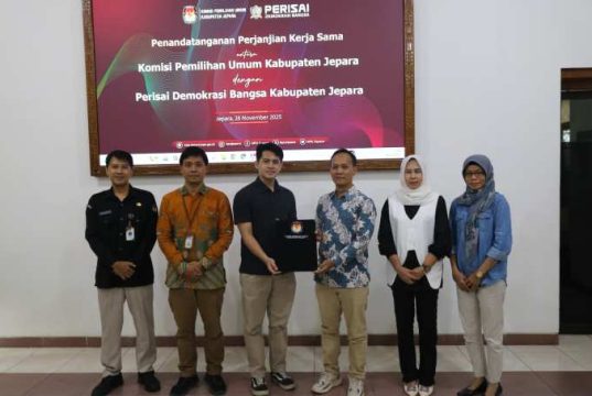 Perisai Demokrasi Bangsa Teken Kerjasama dengan KPU Jepara