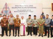 Polda Jateng Bersama Forkopimda Gelar Silaturahmi Natal, Perkuat Harmoni dan Kebersamaan