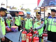 Hadapi Bencana, Menggelar Apel Pasukan Siaga Bhayangkara