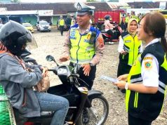 Sambut Nataru, Gencarkan Soialiasi Kepatuhan Berlalulintas