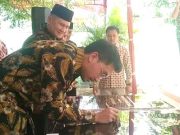 Penandatanganan Prasasti Taman Raden Mas Said di Monumen Batu Gilang Nglaroh