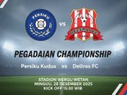 Persiku Kudus vs Deltras FC: Jadwal, Live Streaming, dan Prediksi Laga Pegadaian Championship