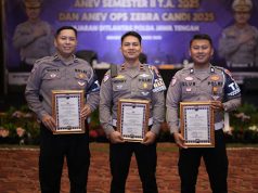 Ungkap Tabrak Lari, Tiga Personel Polres Tegal Terima Penghargaan