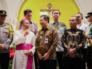 Sapa Jemaat Misa di Katedral Semarang, Ahmad Luthfi Ucapkan Selamat Natal dan Doa untuk Keselamatan Negeri