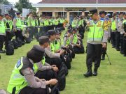 Kapolres Wonosobo Pimpin Apel Pasukan Penebalan Pengamanan Malam Tahun Baru