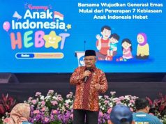 Mendikdasmen Abdul Mu’ti Hadiri Kampanye Anak Indonesia Hebat di Kudus