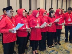 Resmi Dilantik Puan Maharani, Sri Sumarni Nahkodai DPC PDIP Grobogan Lima Tahun ke Depan