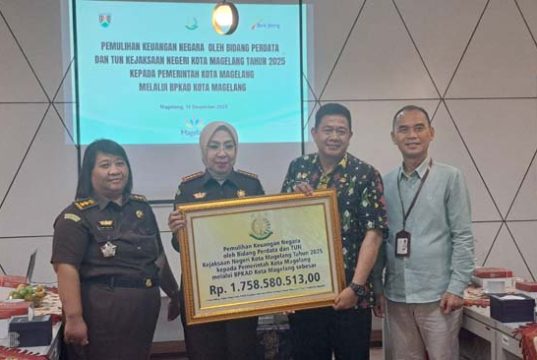 Sinergi Pemkot Magelang dan Kejari Berhasil Pulihkan Rp1,75 Miliar Tunggakan Pajak Daerah