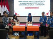 Dukung GNSTA, Kemenkum Jateng Gelar Pemusnahan Fisik Subtantif Arsip